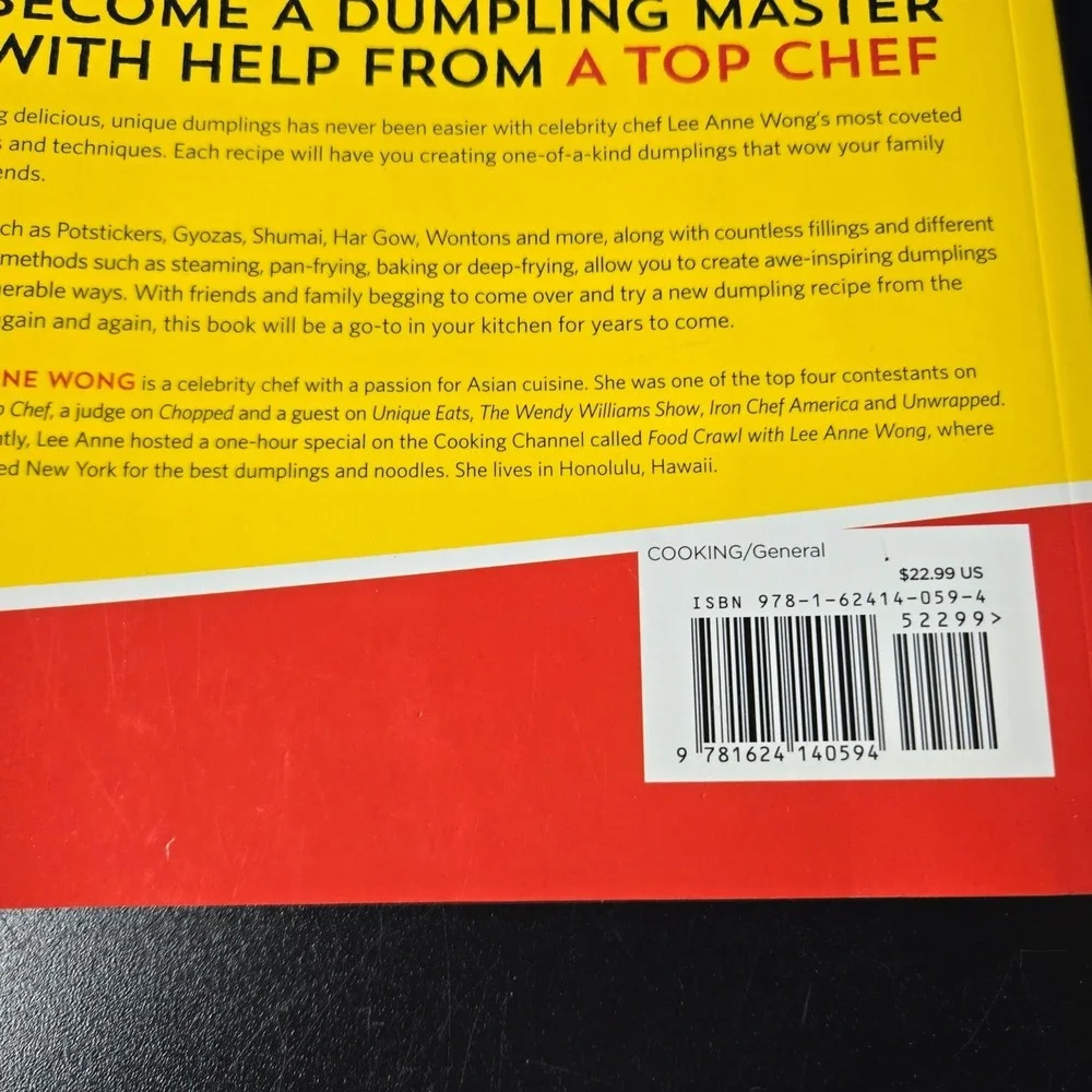 Lee Anne Wong Dumplings All Day Wong‎ Asian Paperback Cookbook
